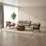 Royal Elara Nilambur Teak Wood Sofa Set