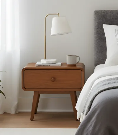 Royal Calvyn Nilambur Teak Wood Sidebox