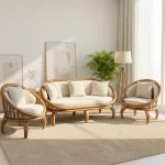 Royal Elantra Nilambur Teak Wood Sofa Set