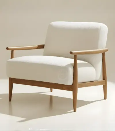 wooden armchair