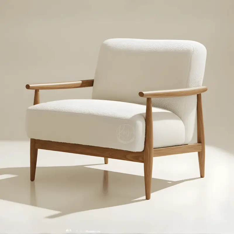 wooden armchair