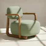 Wooden armchair