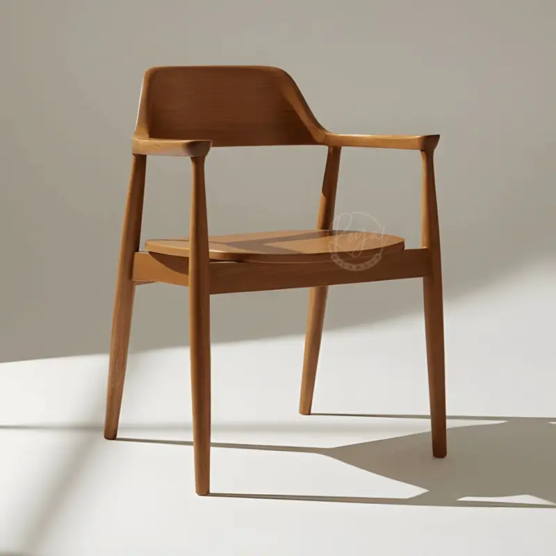 wooden armchair