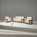 wooden sofa set