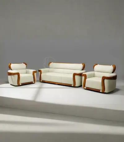 wooden sofa set