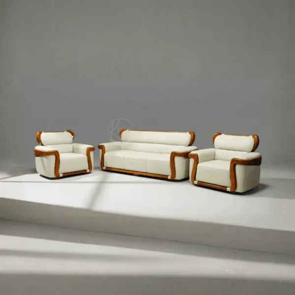 wooden sofa set