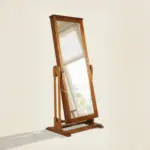 Wooden dressing mirror