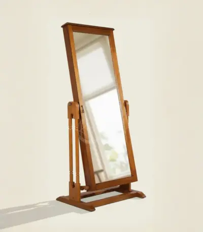 Wooden dressing mirror