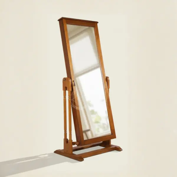 Wooden dressing mirror