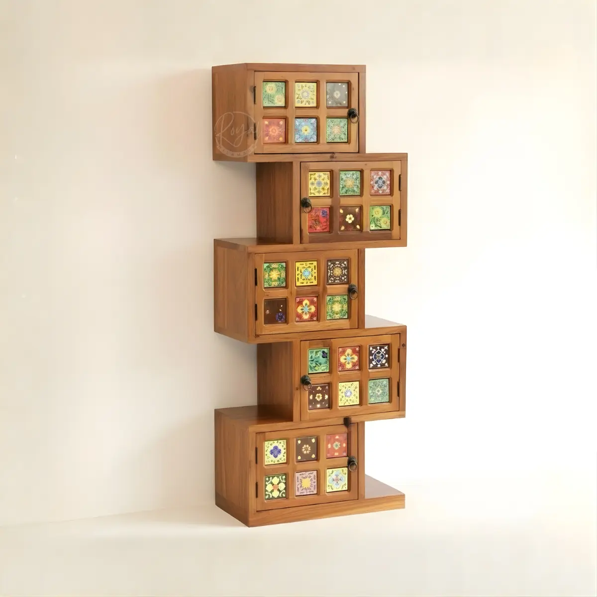 Royal Nivon Nilambur Teak Wood Bookshelf. Wooden Bookshelf